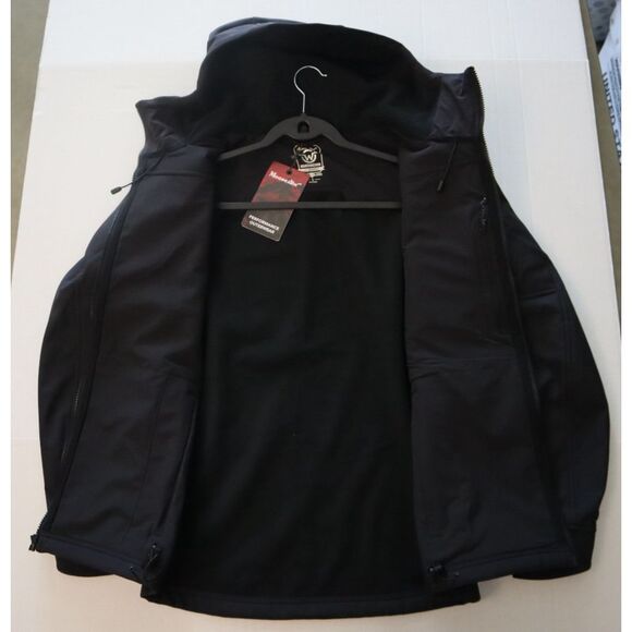 Moosejaw 7725968 Men's Sz Small Black Hooded Softshell Jacket - Picture 13 of 14